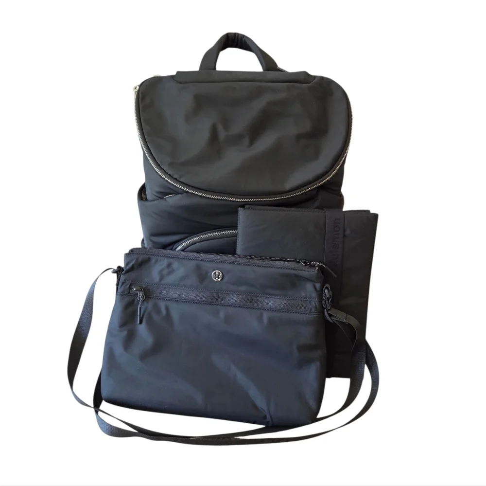 lululemon athletica Black New Parent Backpack 17L Diaper Bag - Picture 10 of 10